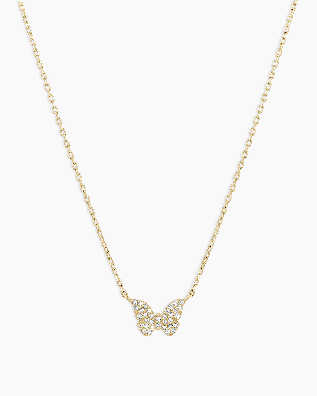 Exquisite Diamond Butterfly Pendant Necklace for Women - Elegant 18K Gold Plated Jewelry Gift for Her - Perfect for Anniversaries, Birthdays & Special Occasions