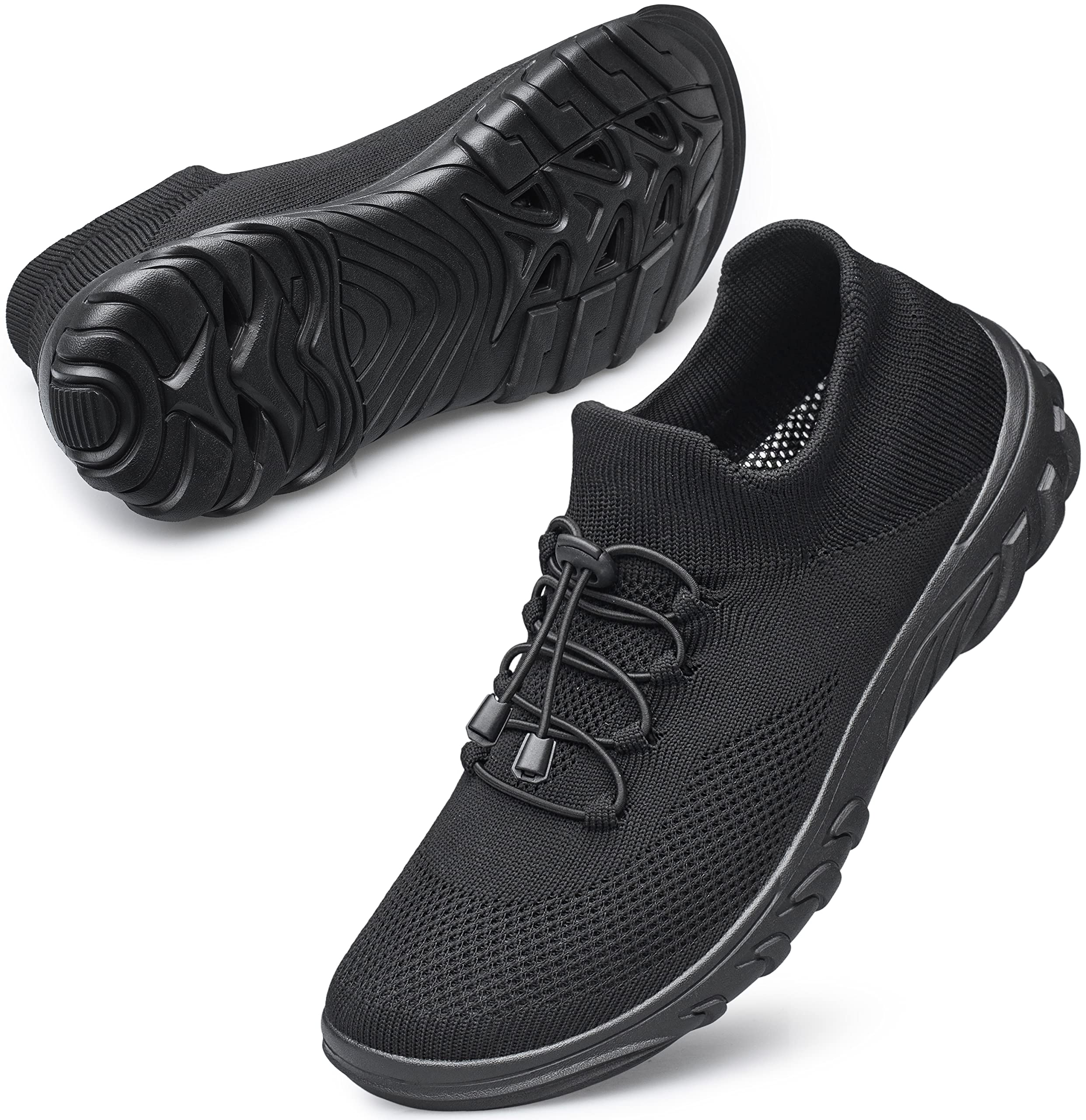 DOUSSPRT Women's Slip-On Walking Shoes - Hypersoft Sock Sneakers for Tennis, Running & Casual Wear | Breathable Mesh Athletic Shoes for All-Day Comfort | Perfect for Gym, Travel & Outdoor Activities