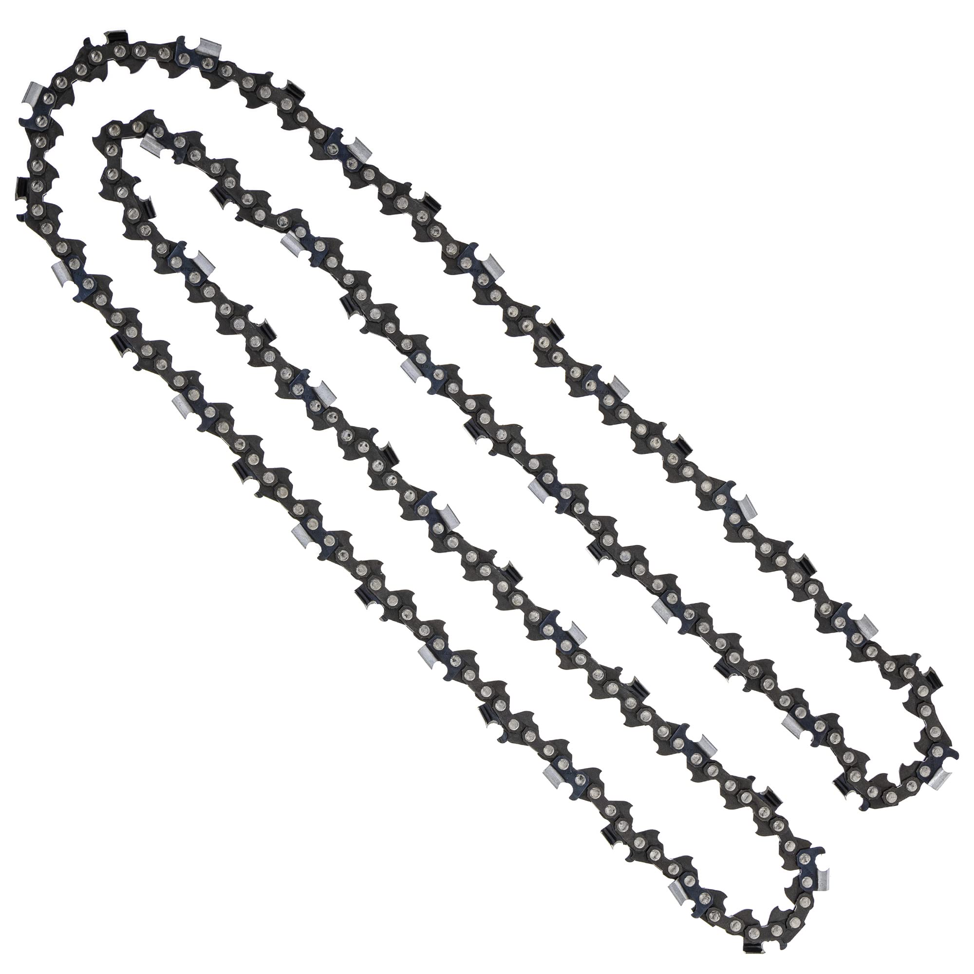 Premium 32-Inch Semi Chisel Chainsaw Chain .050 Gauge 3/8 Pitch 105 DL - Compatible with Husqvarna 372XP, Echo CS-600P, Jonsered 670 (6-Pack) - Ideal for Professional Logging, Tree Felling & Firewood Cutting