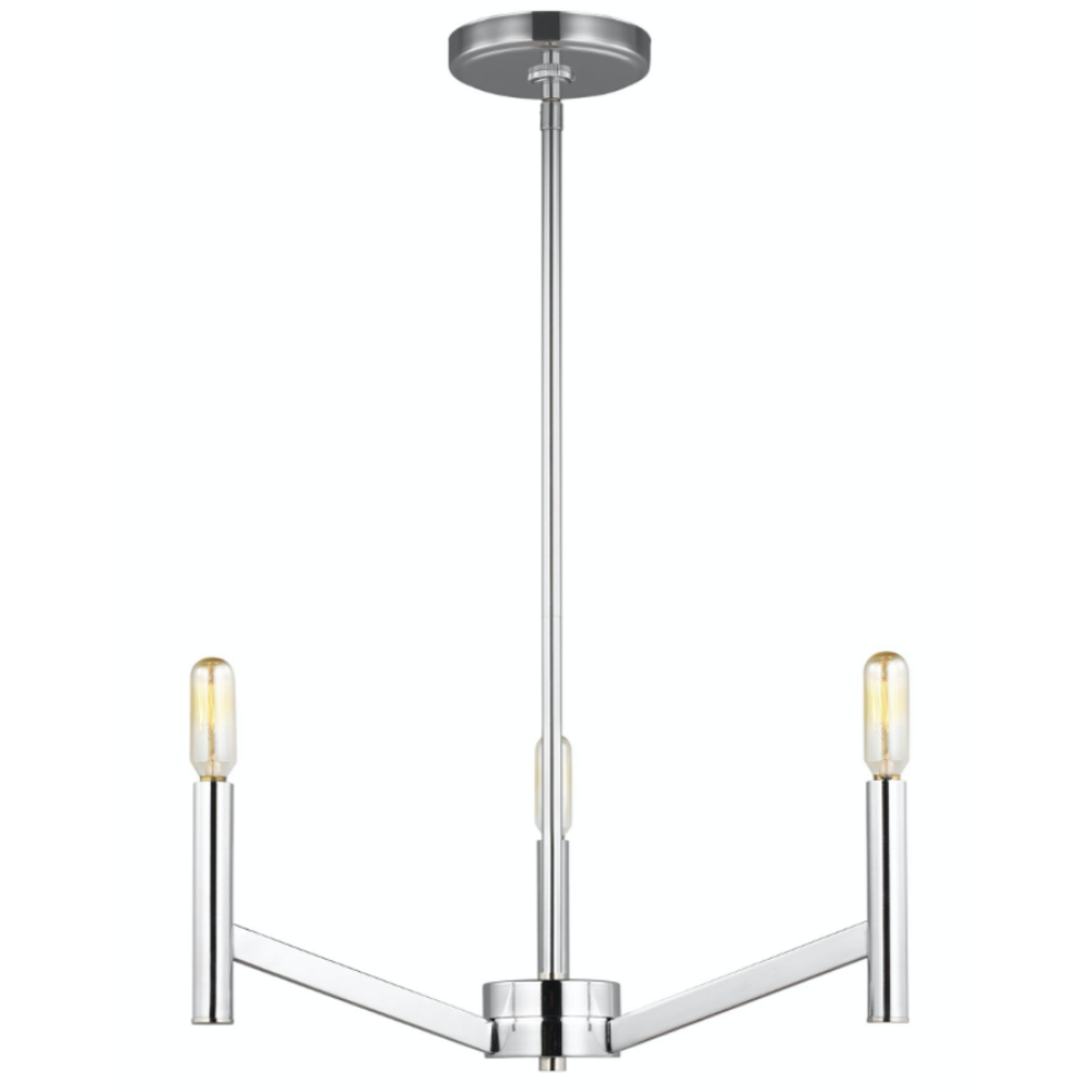 Devi Chandelier - Elegant Modern Crystal Ceiling Light Fixture for Dining Room, Living Room & Bedroom | Perfect for Home Decor, Wedding & Event Lighting