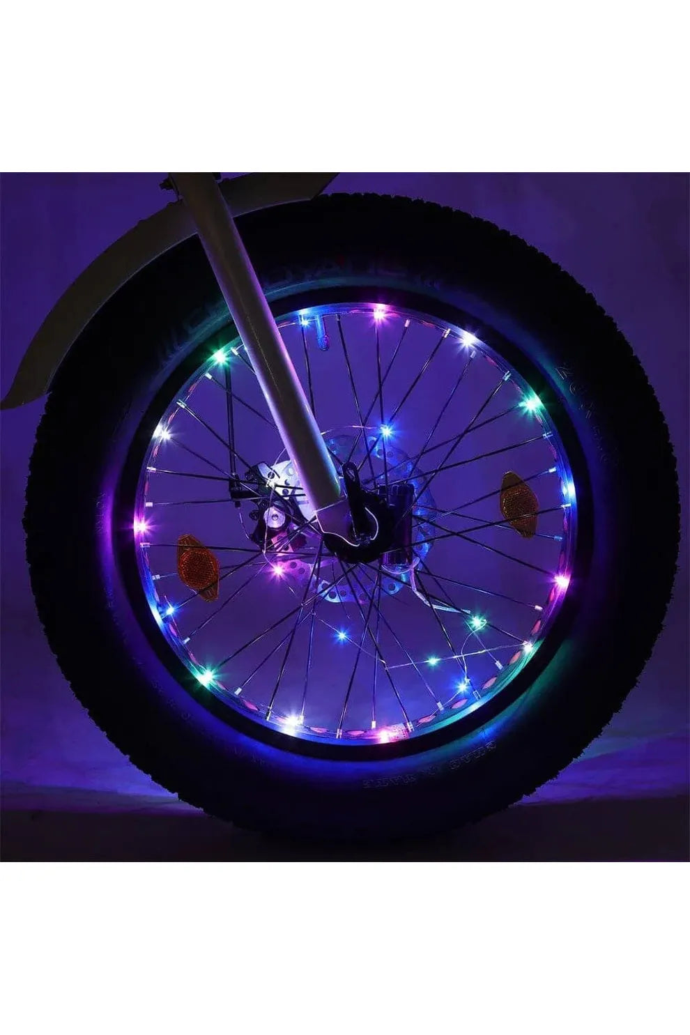 Ecotric Spoke Lights for Bikes - Waterproof LED Wheel Lights for Night Riding, Cycling Safety & Fun - Perfect for Commuting, Mountain Biking & Outdoor Adventures