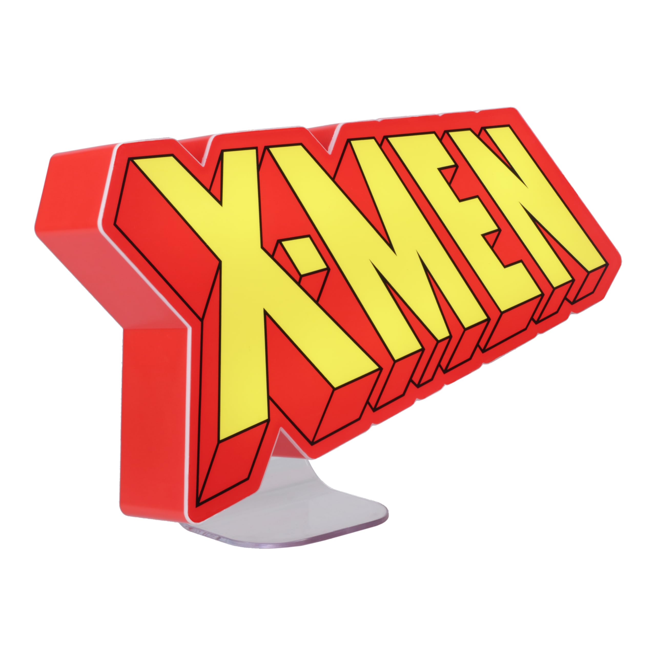 Paladone X-Men Logo LED Night Light - Official Marvel Licensed Superhero Room Decor for Bedroom, Game Room & Office | Perfect Gift for X-Men Fans & Comic Book Collectors