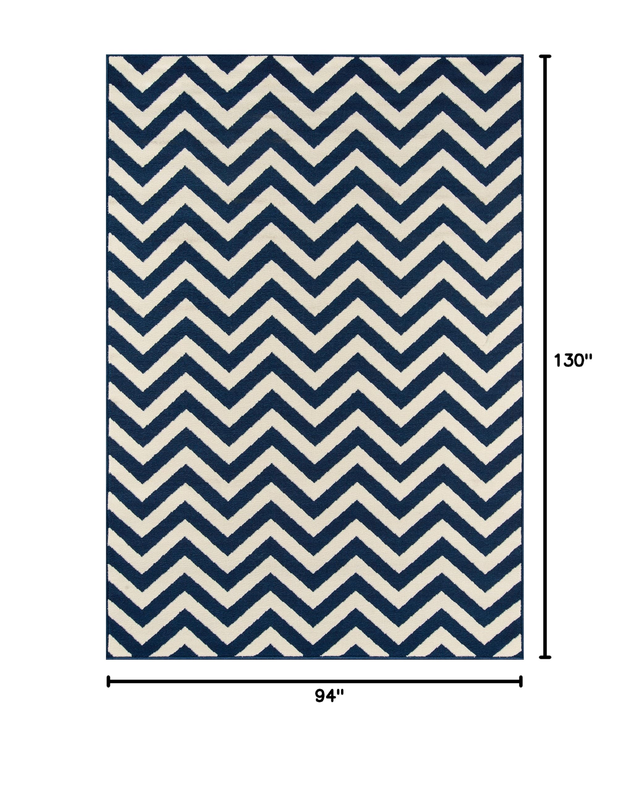 Premium Momeni Baja Collection Indoor/Outdoor Area Rug - UV Protected, Fade Resistant & Easy Clean - 7'10