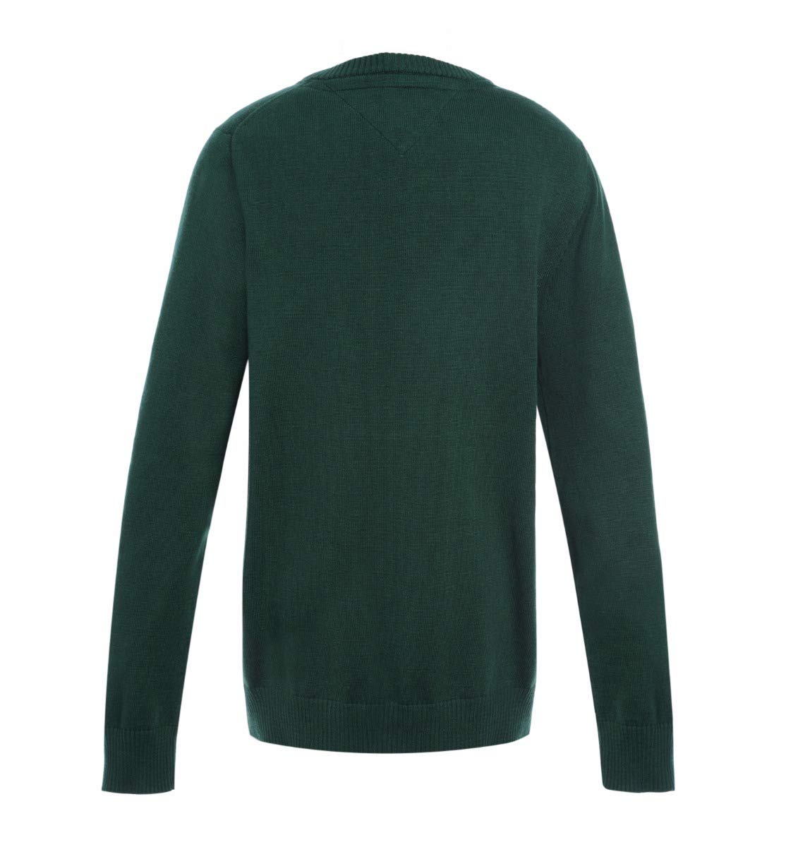 Tommy Hilfiger Boys Long Sleeve V-Neck Sweater - Soft Cotton Pullover for School Uniform & Casual Wear | Perfect for Classroom, Family Outings & Holiday Events