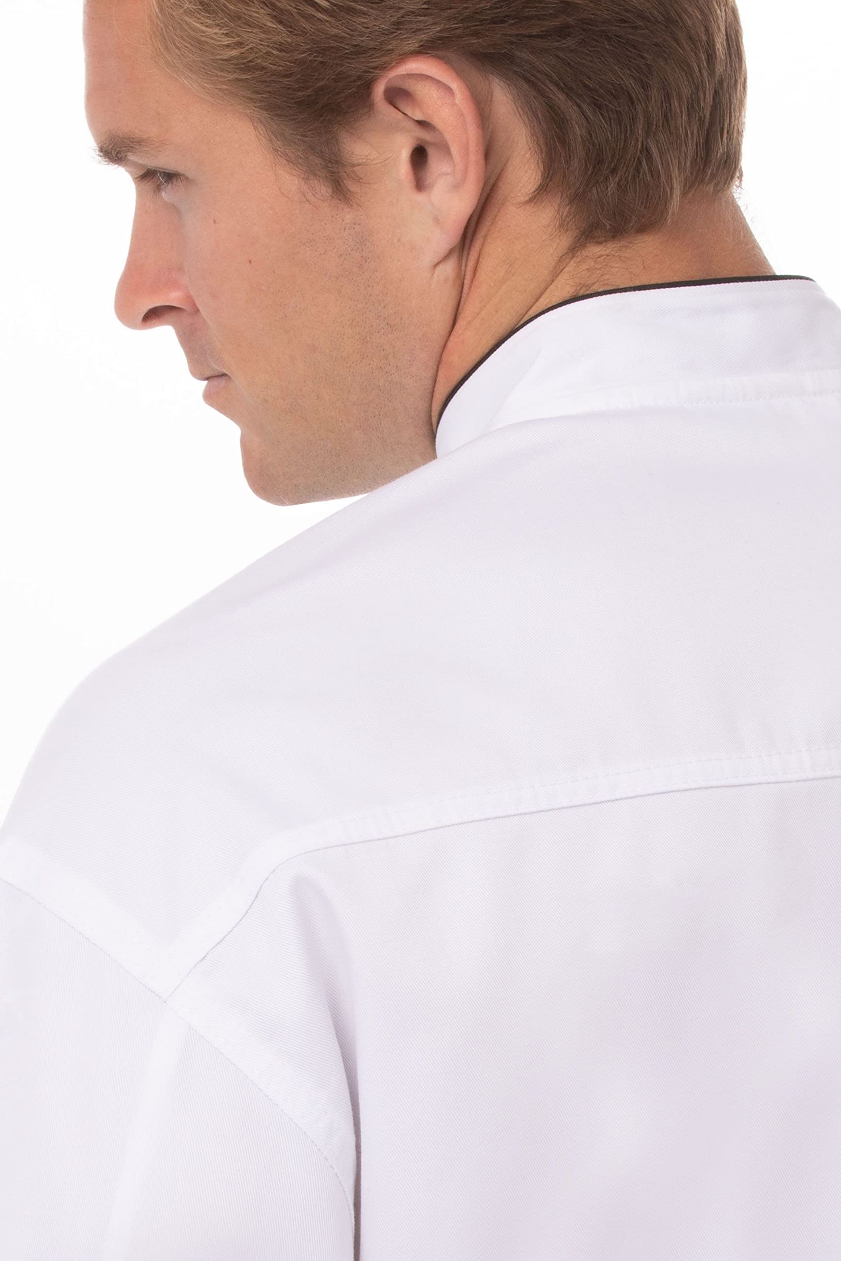 Chef Works Men's Sicily Executive Chef Coat - Professional Kitchen Uniform for Cooking, Baking & Culinary Arts | Durable & Comfortable Chef Jacket for Restaurants, Catering & Food Service