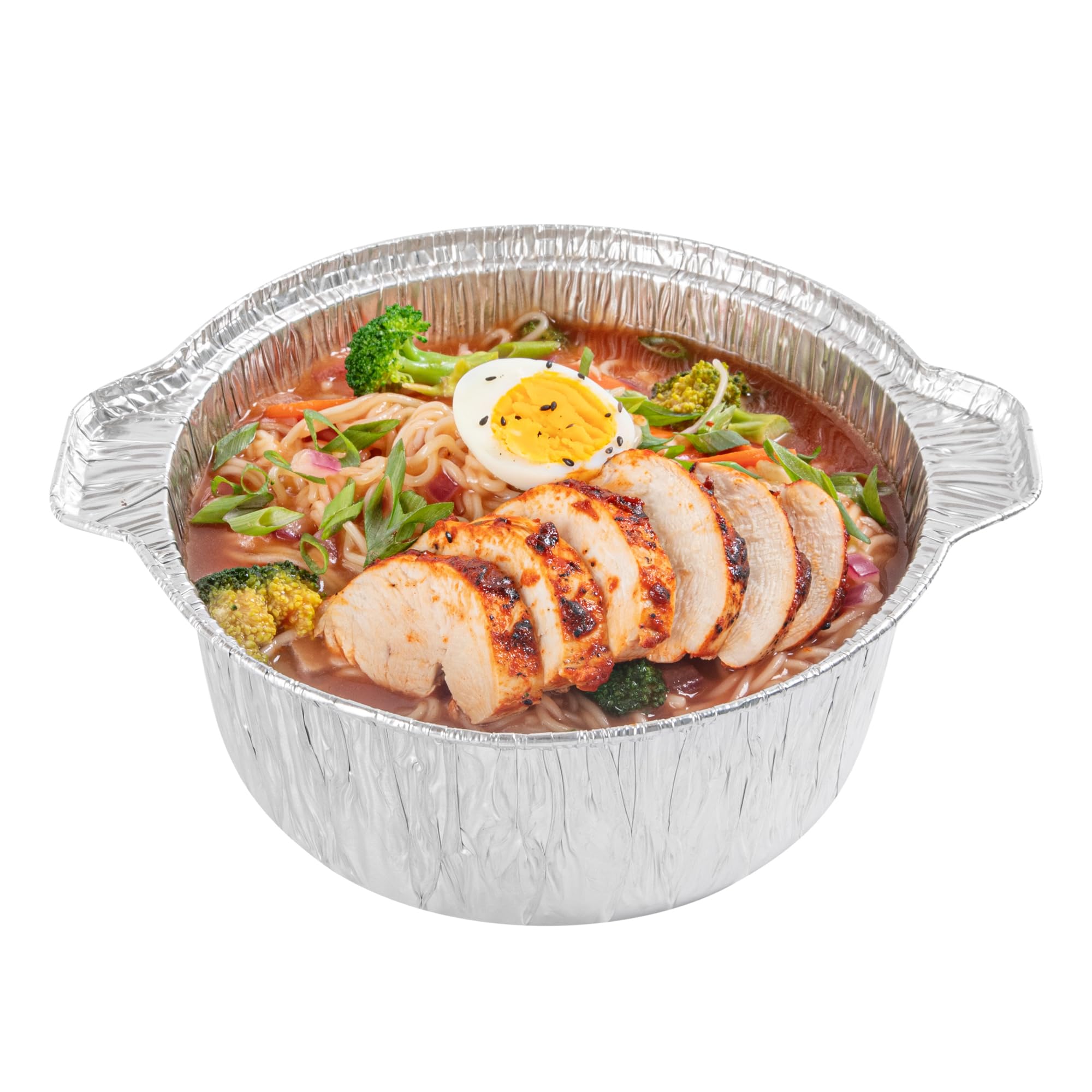 Premium 60oz Aluminum Foil Pans with Lids - Set of 10 Disposable Oven & Stove Safe Baking Trays - Freezer Safe Cookware for Camping, Picnics, BBQs & Outdoor Cooking - Ideal for Meal Prep, Catering & Restaurant Use