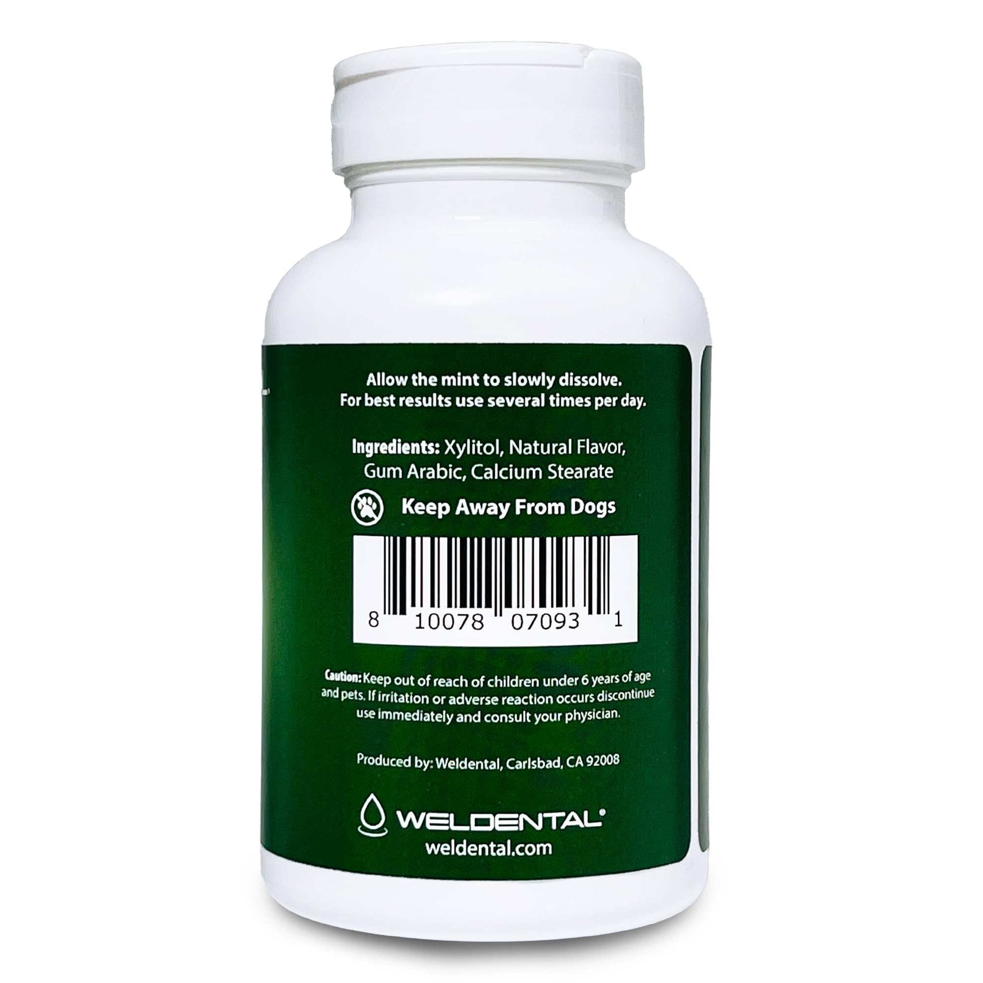 Xylitol Mints 300 Count - Sugar-Free Spearmint Breath Fresheners for Dry Mouth Relief & Increased Saliva Production | Perfect for Freshening Breath After Meals, During Travel & Oral Care Routines