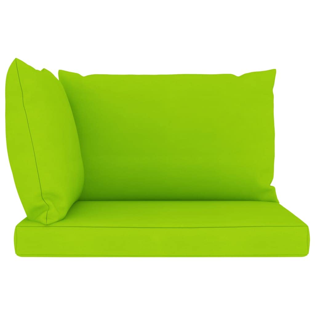 CHARMMA 3-Piece Outdoor Patio Sofa Cushion Set - Waterproof, UV-Resistant & Durable Seat Cushions for Garden, Deck, Poolside & Balcony Furniture - Bright Green Lounge Cushions for Indoor/Outdoor Use