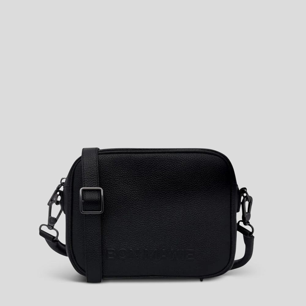Stylish Sidekick Leather Crossbody Bag for Women - Black | Perfect for Everyday Use, Travel & Shopping