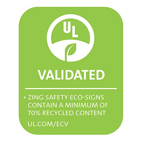 2153S Recycled Polystyrene Self-Adhesive Safety Sign - 'Caution Wheels Must Be Chocked' - 14