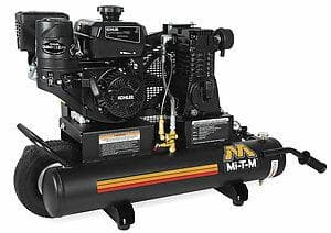 8 Gallon Single Stage Gasoline Air Compressor - AM1 PK07 08M - Portable & Powerful for Home Garage, DIY Projects, Tire Inflation & Air Tools