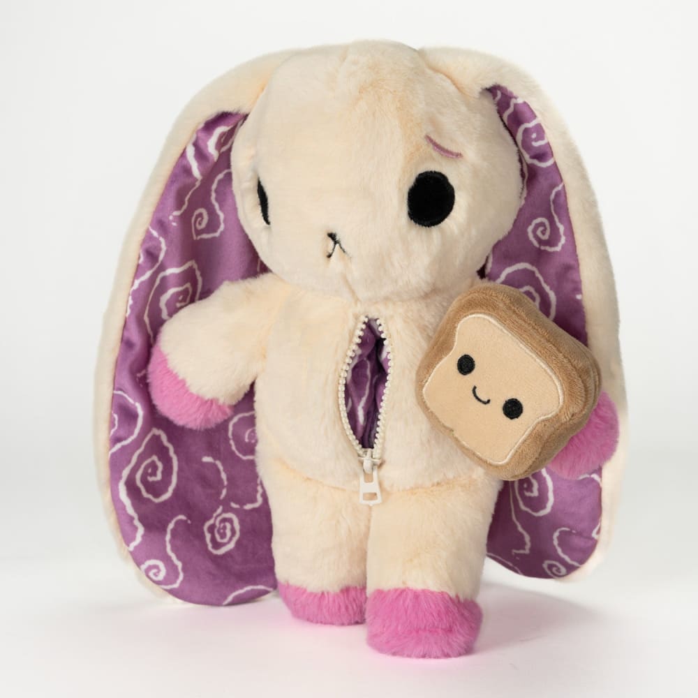 Plushie Dreadfuls ARFID Bunny - Soft Stuffed Animal Toy for Anxiety Relief, Comfort & Sensory Support | Perfect for Kids, Teens & Adults with ARFID | Cuddle Companion for Bedtime, Therapy & Emotional Support