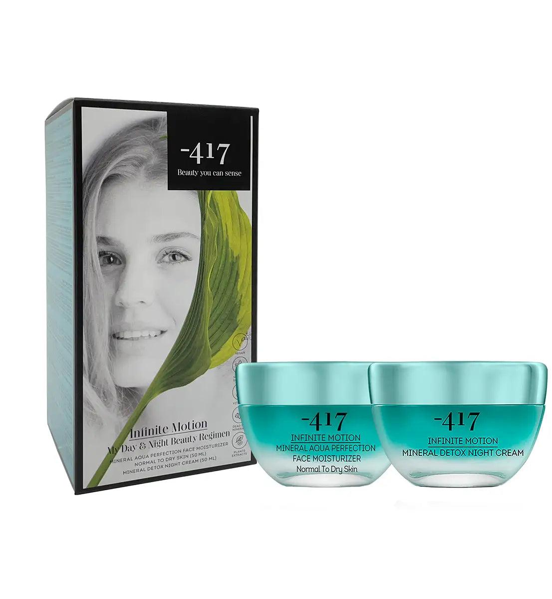 Minus 417 Dead Sea Skincare Set - Day & Night Beauty Routine for Hydration & Anti-Aging | Perfect for Dry Skin & Daily Skincare Regimen