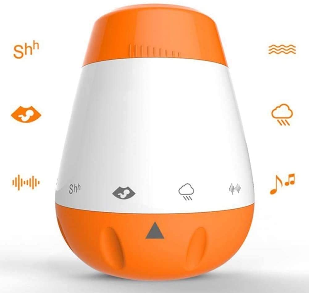 White Noise Sound Machine for Adults & Babies - 6 Soothing Natural Sounds, USB Rechargeable Sleep Aid for Home, Office, Travel & Nursery | Helps with Insomnia, Relaxation & Baby Sleep Training