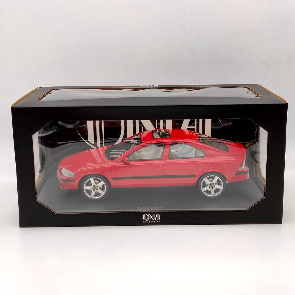 1/18 Scale Volvo S60 R 2003 Limited Edition Red Resin Model Car - Collectible Diecast Toy for Adults, Display & Gift for Car Enthusiasts - Perfect for Home Office Decoration, Car Show Display & Birthday Gifts