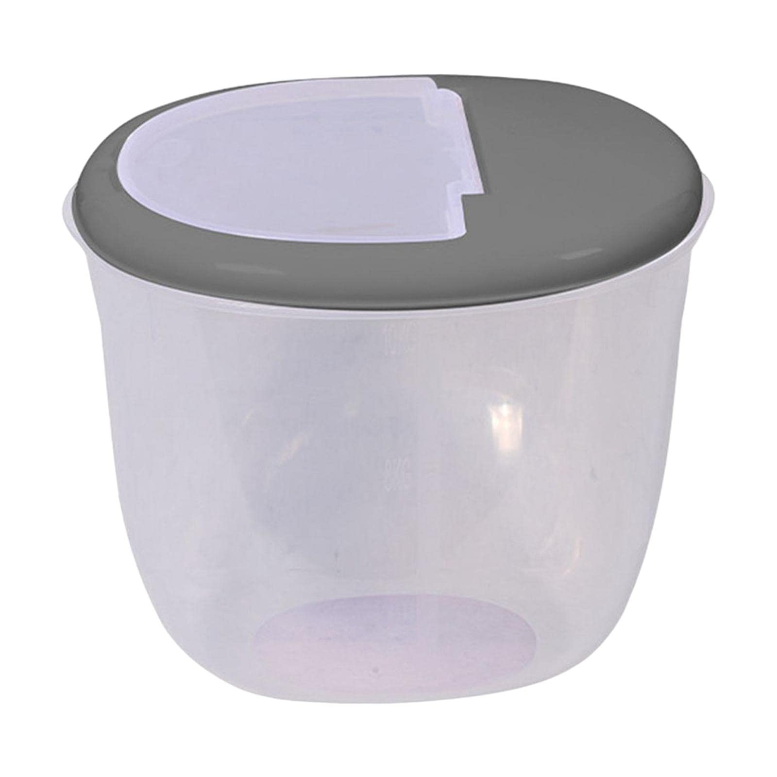 Enakshi® Large Pet Food Storage Container with Lid - 50LBS Capacity Airtight Dog & Cat Food Bin for Dry Food, Baking Supplies & Rice - Gray | Perfect for Kitchen, Pantry & Pet Feeding Areas | Dishwasher Safe & BPA Free