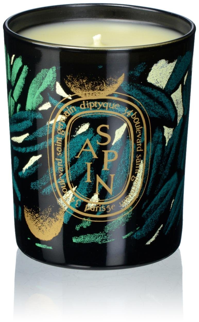 Diptyque Holiday 2015 Sapin Candle - 6.5 oz Luxury Pine Scented Candle for Christmas Decor, Home Fragrance & Cozy Winter Ambiance