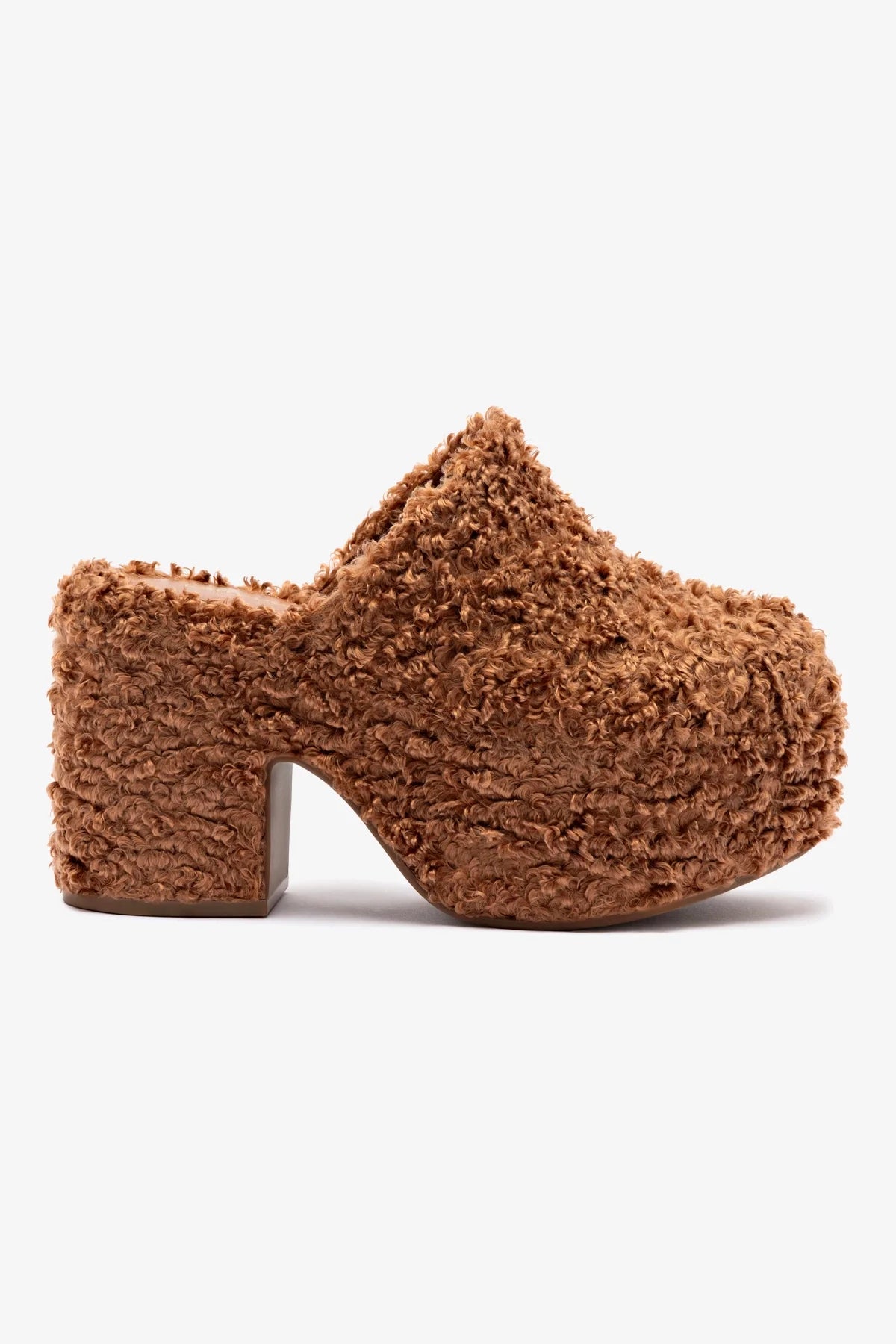 Miso Clog Brown Shearling Slippers - Warm & Comfortable Winter House Shoes for Women, Indoor & Outdoor Use - Perfect for Home, Office, and Casual Wear