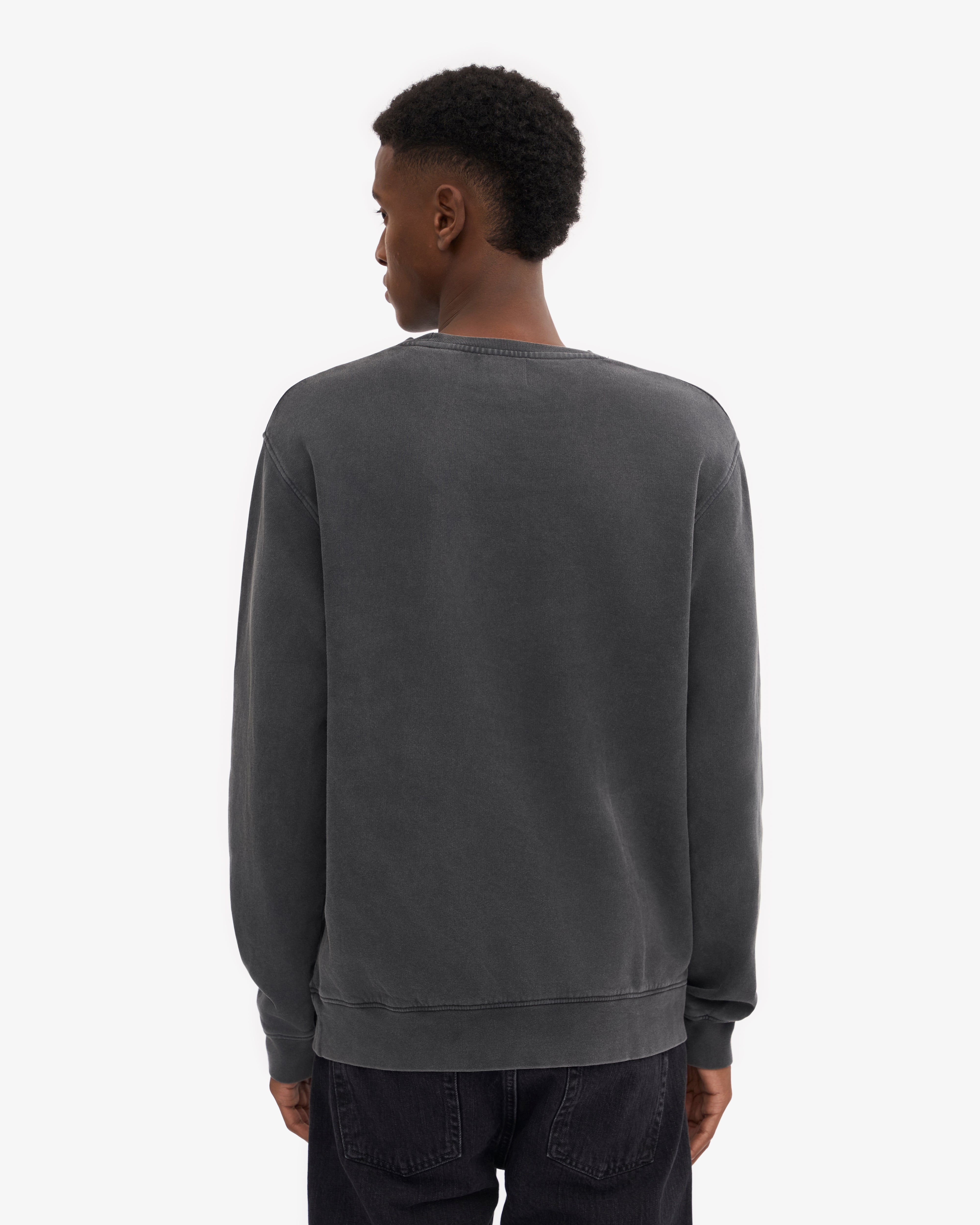 Classic Organic Cotton Crew Neck T-Shirt for Men - Faded Black - Soft & Comfortable Casual Wear for Everyday Use