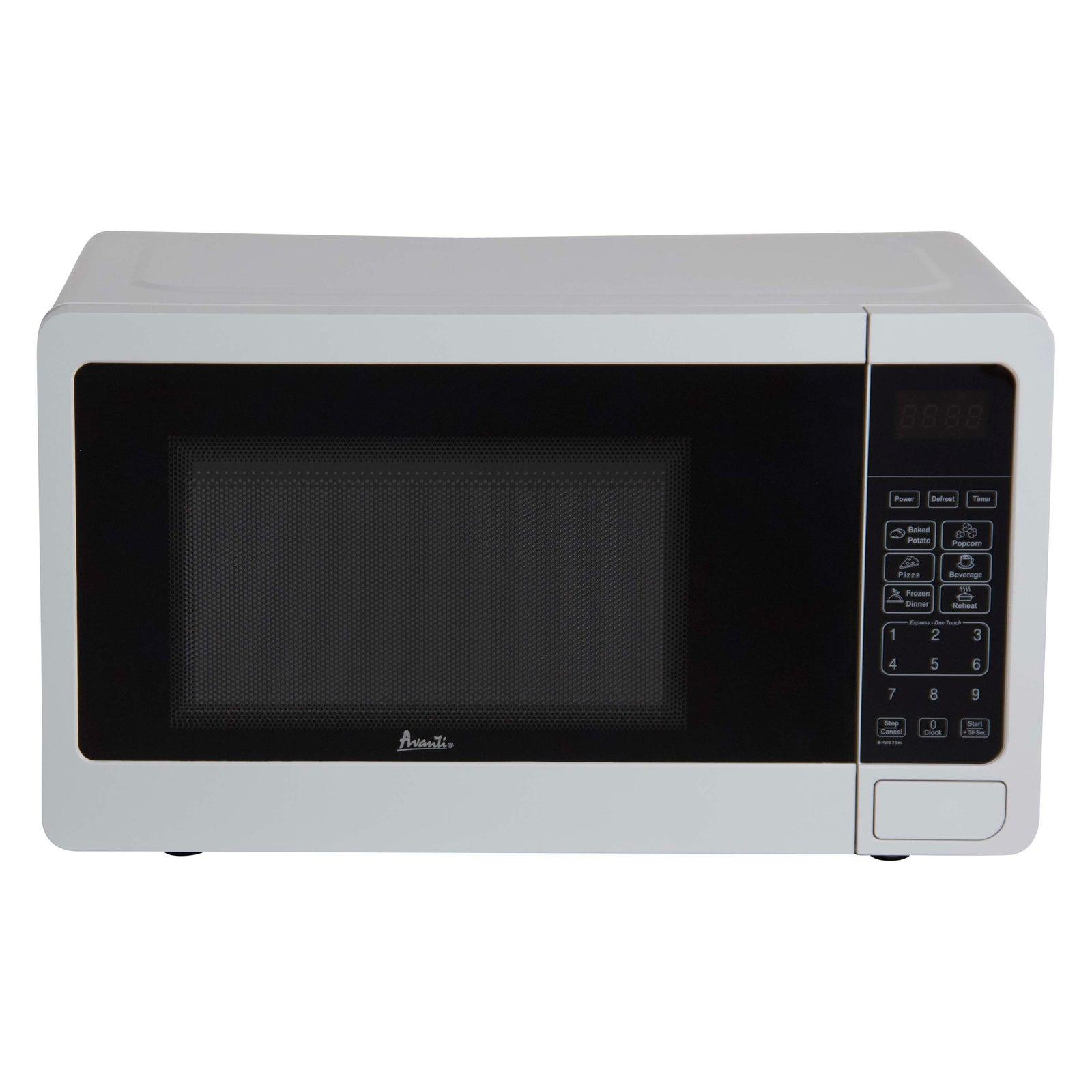Avanti MT7V0W 0.7 Cu. Ft. Compact Countertop Microwave Oven - Perfect for Small Kitchens, Dorms & Offices