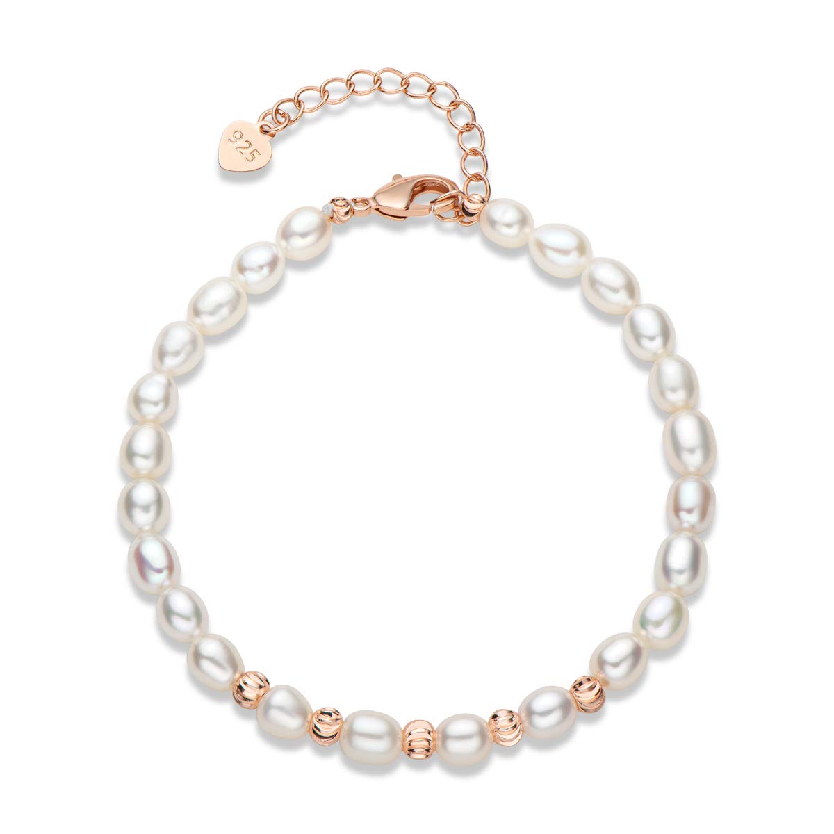 14K Gold Filled Adjustable Freshwater Cultured Pearl Bracelet for Women - Multicolor Pearl Jewelry Gift for Anniversary, Birthday & Special Occasions
