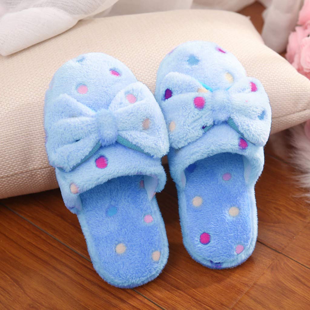 Warm & Cozy IQYU Plush Slippers for Men & Women - Lightweight Breathable Winter House Shoes with Soft Lining | Perfect for Indoor Comfort, Lounging & Cold Weather