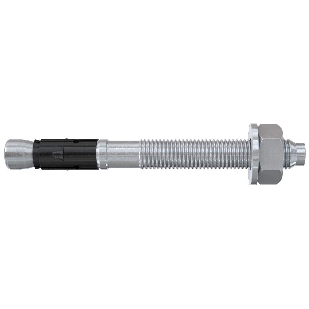 Fischer FAZ II 10/10 Galvanized Anchor Bolts - Pack of 50 (094981) - Heavy Duty Fasteners for Concrete Walls & Ceiling Installations