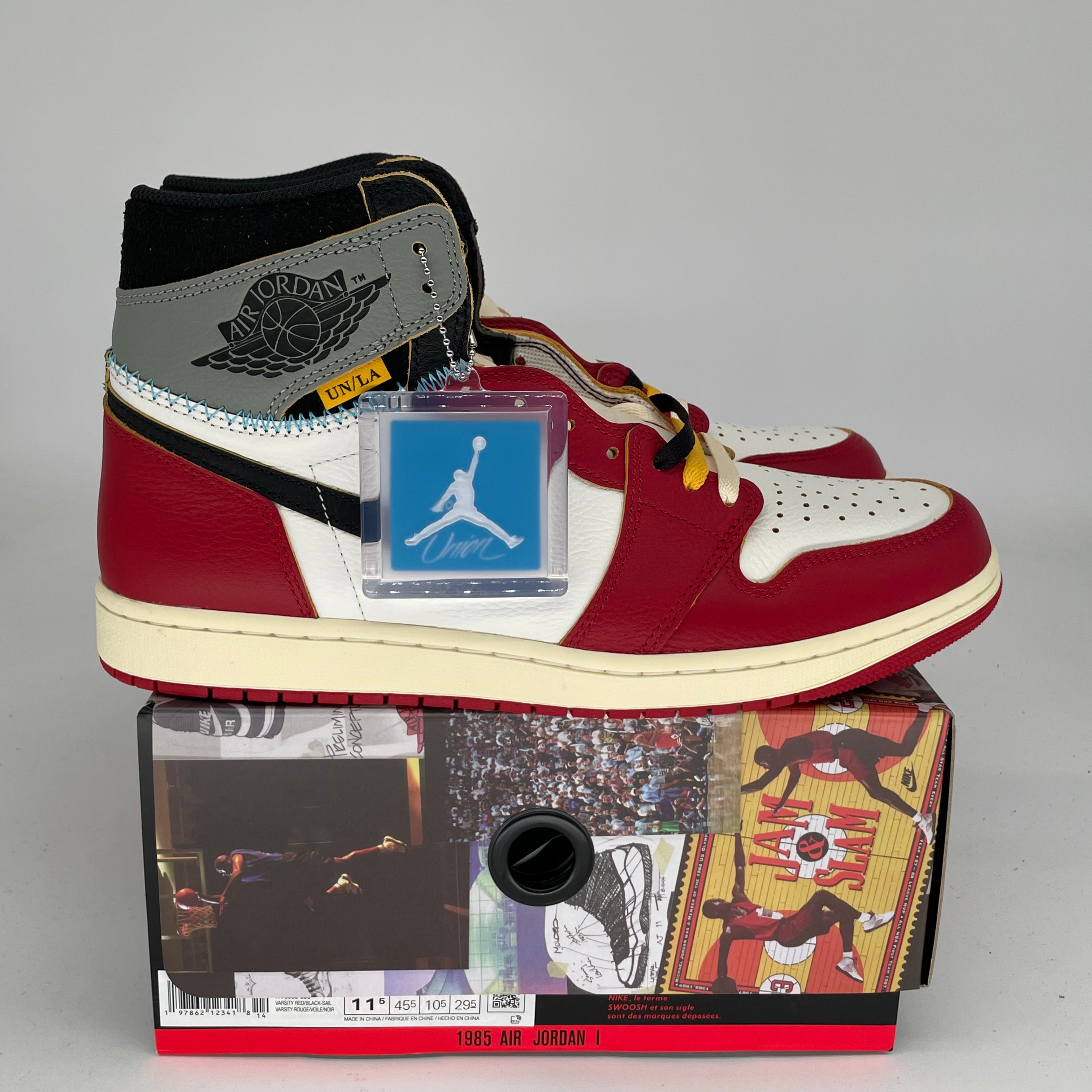 AIR JORDAN 1 UNION LA CHICAGO SHADOW Men's Basketball Shoes Size 11.5 - Style HV8563-600 | Retro Sneakers for Streetwear & Casual Outfits