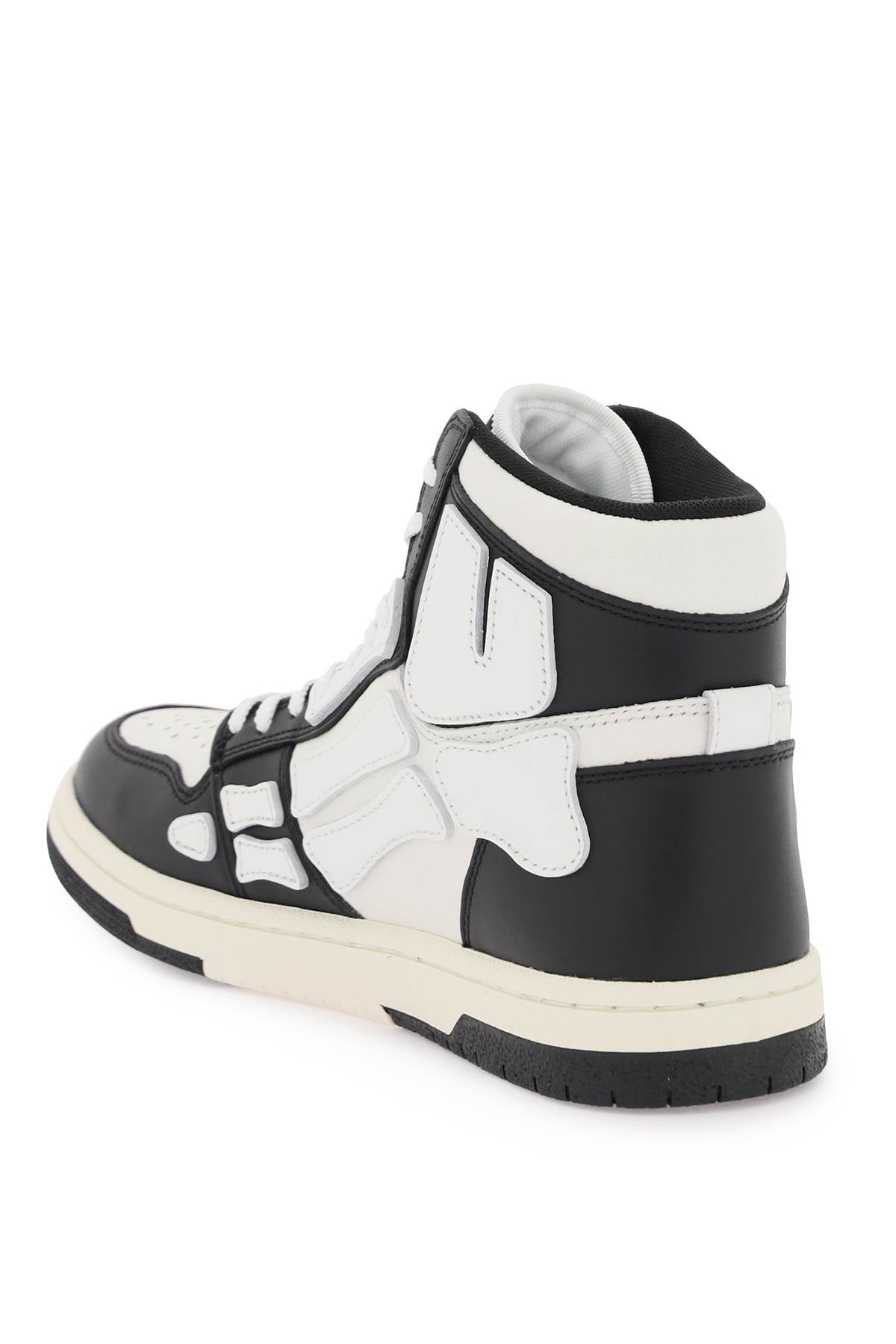 Amiri Leather Skeleton Top High-Top Sneakers for Men - Stylish Luxury Streetwear for Casual Outfits & Night Out