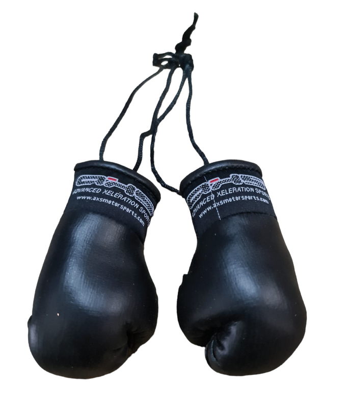 AXS Mini Boxing Gloves for Kids & Adults - Premium Black Training Gloves (1 Pair) - Perfect for Boxing Training, MMA, Fitness & Home Workouts