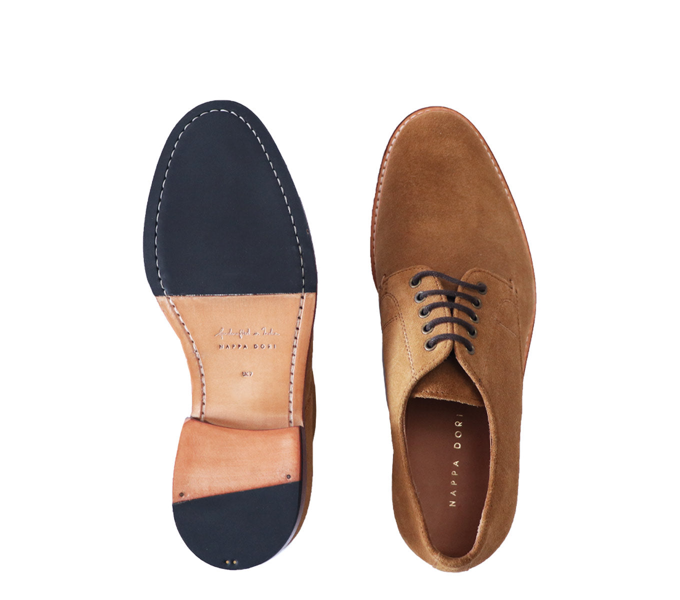 Men's Derby Shoes in Soft Suede Leather - Classic Comfort for Business, Casual & Formal Wear