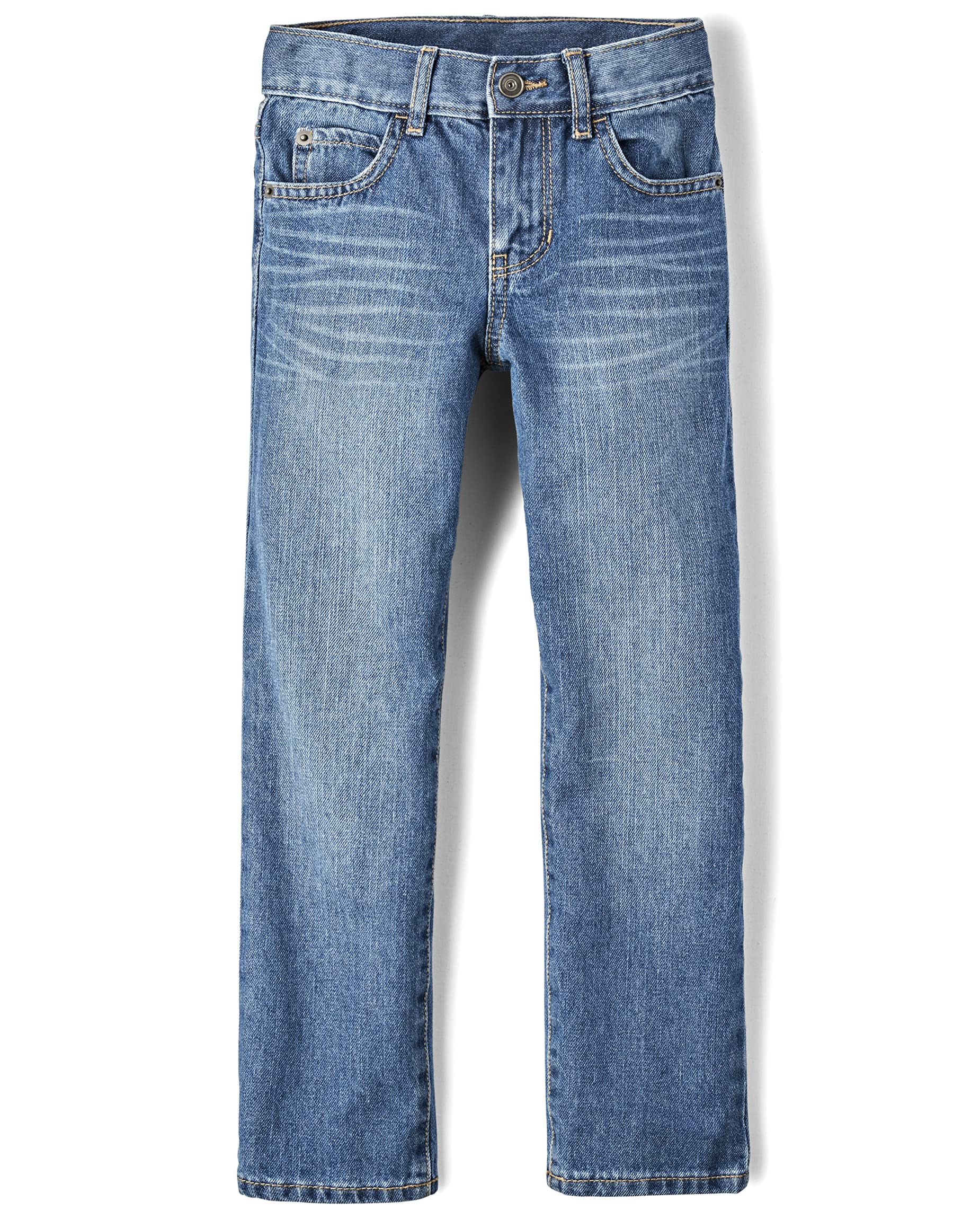 The Children's Place Boys' Husky Straight Leg Jeans - Comfortable Stretch Denim Pants for Kids, Durable Casual Wear for School & Play | Perfect for Everyday Outfits and Outdoor Activities