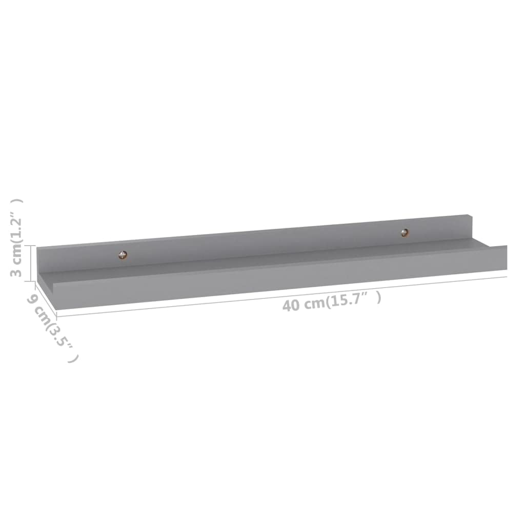 4-Pack Floating Wall Shelves Set - 15.7