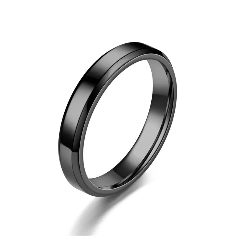 Classic Glossy Ring for Women - Elegant & Shiny Wedding, Engagement, or Gift Jewelry - Perfect for Anniversaries, Proposals & Special Occasions