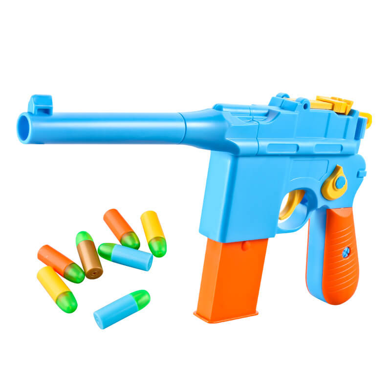 Mauser C96 Soft Bullet Blaster Toy Gun for Kids - Safe Foam Dart Shooting Game for Outdoor Play, Nerf Battles & Backyard Fun