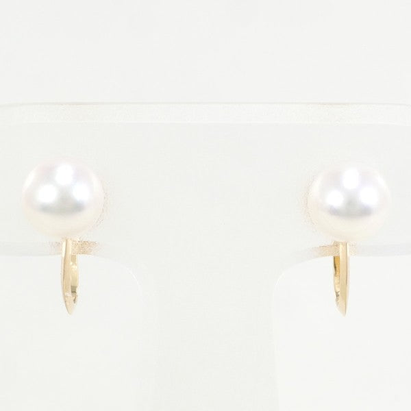 18K Yellow Gold Pearl Earrings - Elegant Dangle Earrings for Women - Perfect for Weddings, Parties & Special Occasions