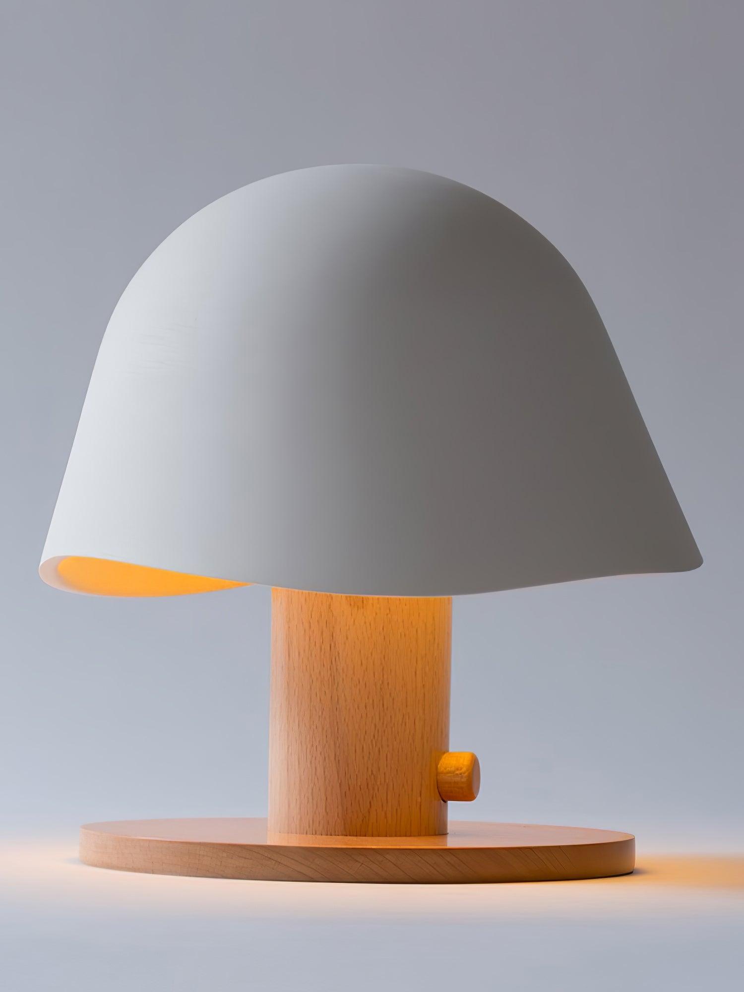 Elegant Mushroom-Shaped Table Lamp - Soft Glow Night Light for Bedroom, Living Room & Nursery - Perfect for Cozy Ambiance & Relaxation
