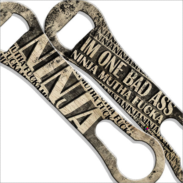 Bad Ass Ninja Kolorcoat™ V Rod® Bottle Opener - Durable Metal Beer Bottle Opener for Home, Bar, Camping & Outdoor Adventures