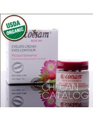 Coesam Chilean Rosehip Eyelid Cream with Rose Hip Oil – Hydrating & Anti-Aging Eye Treatment for Dark Circles & Wrinkles | Perfect for Night Routine & Sensitive Skin Care