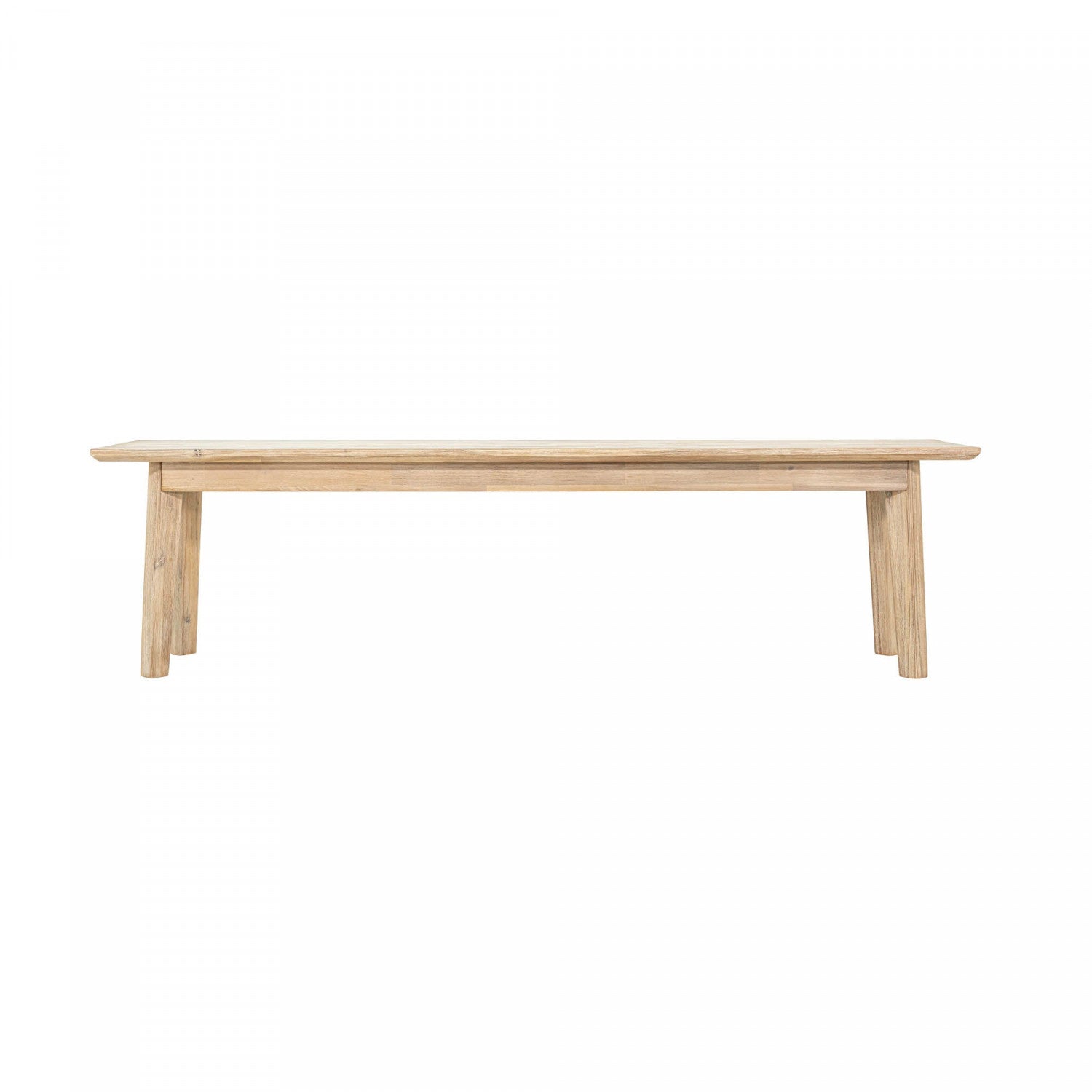 Abenra Bench Light Driftwood - Modern Wooden Entryway Bench with Natural Finish | Perfect for Hallway, Living Room & Bedroom Decor
