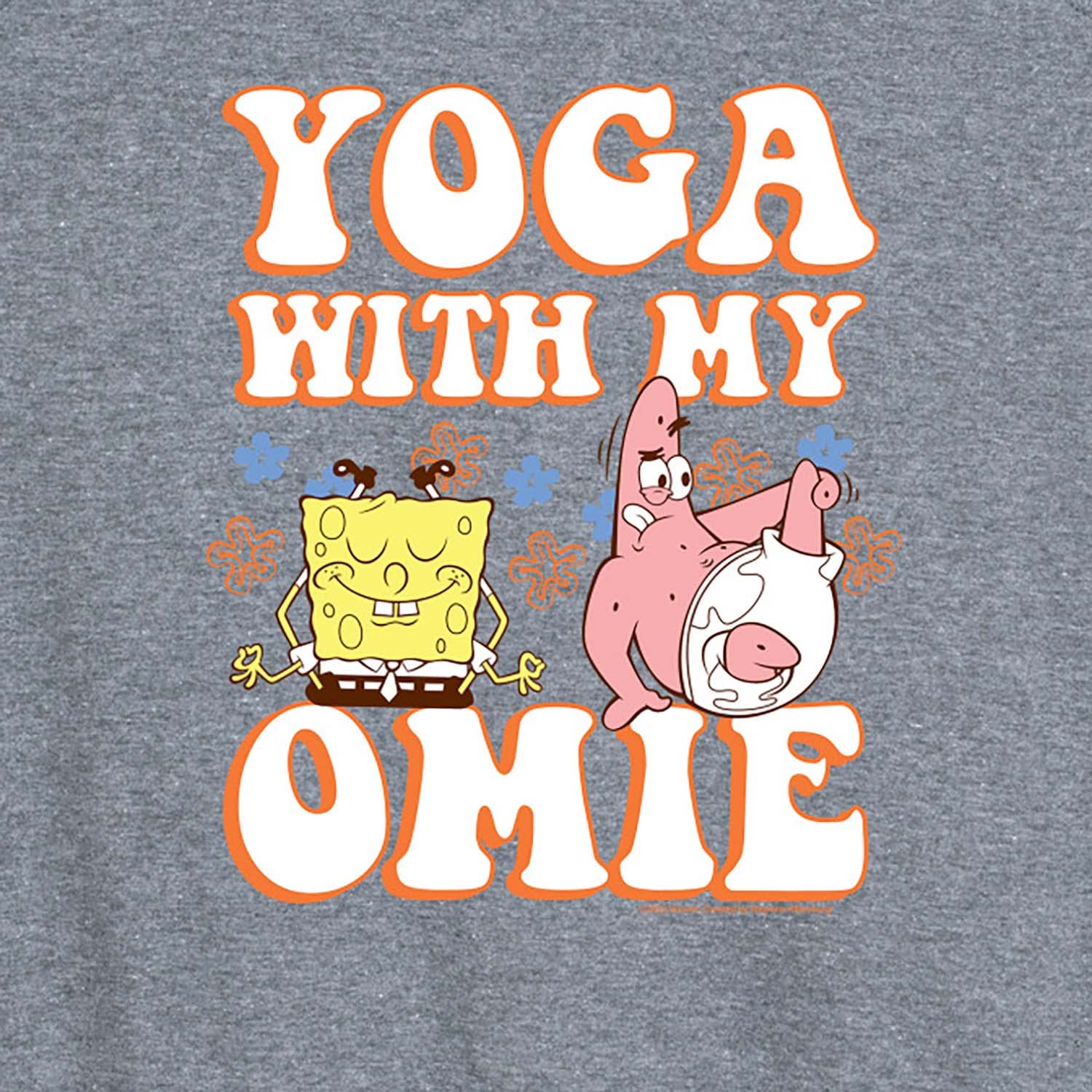 HYBRID APPAREL Women's Spongebob Squarepants Yoga Racerback Tank Top - 'Yoga with My Omie' Graphic Tee for Workouts, Gym & Casual Wear