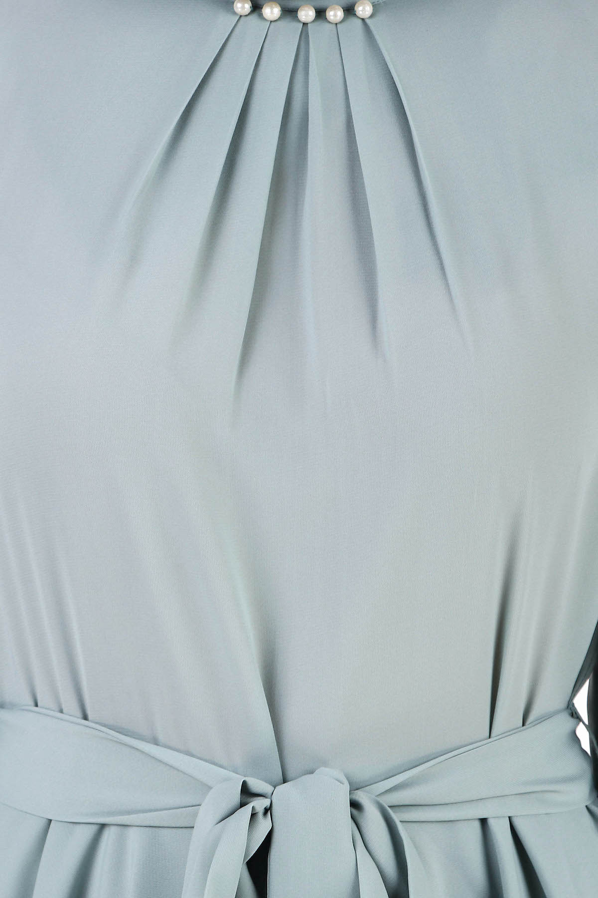 Elegant Sea Green Layered Abaya Dress - Modest Islamic Fashion for Women - Perfect for Prayer, Eid, and Special Occasions