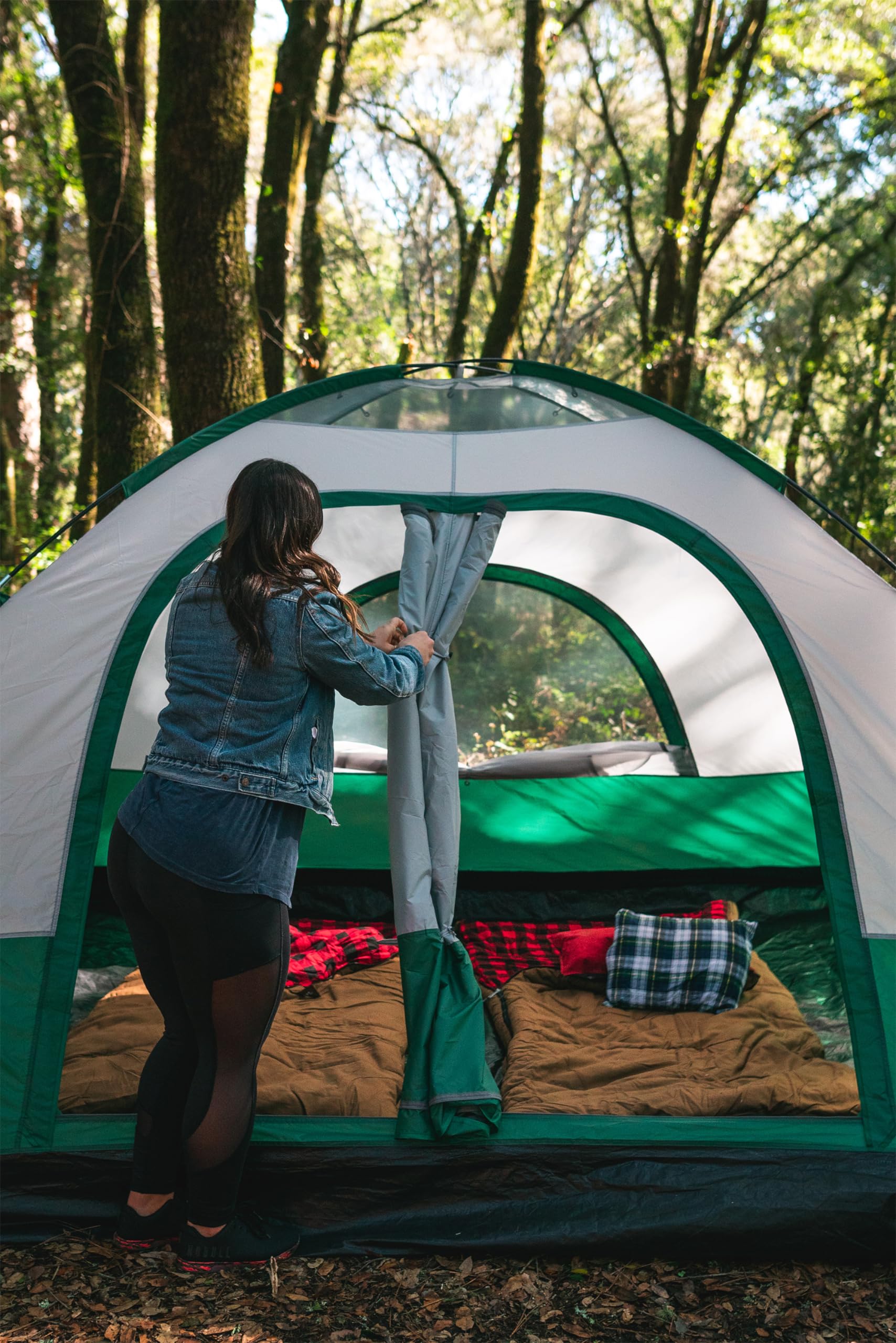 Stansport 6-Person Camping Tent - Spacious for Family Outdoor Adventures