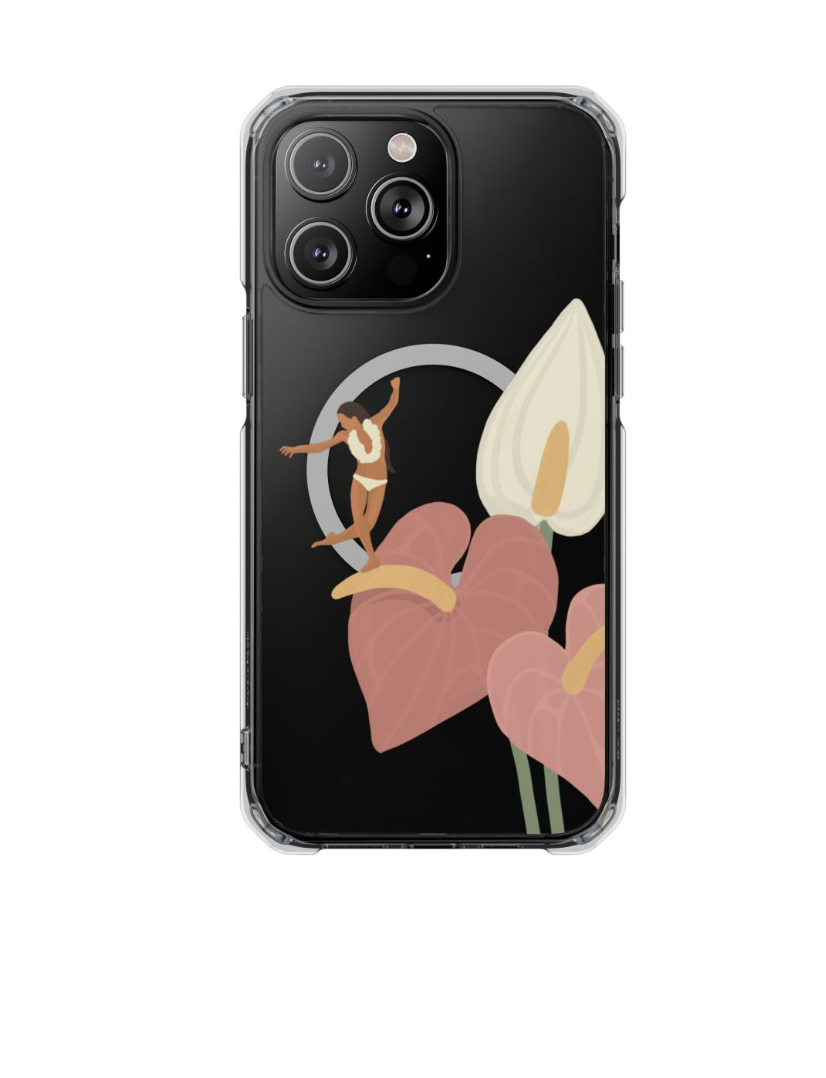 He'e Nalu Clear Phone Case - Ultra Slim Protective Cover for iPhone & Samsung - Perfect for Beach, Surfing & Outdoor Activities