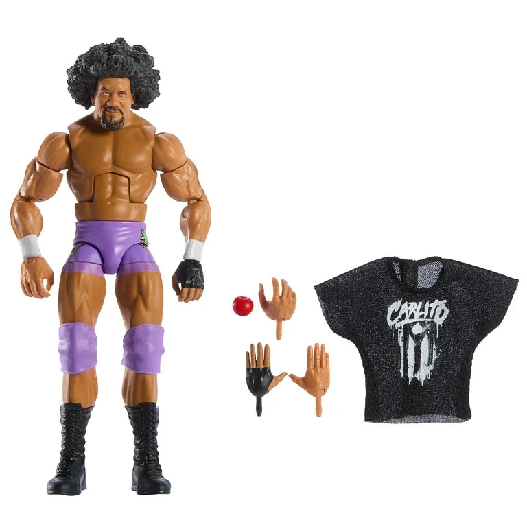 WWE Elite Collection Series 113 Carlito (Chase Variant) Action Figure - Authentic Wrestling Toy for Collectors & Kids Battles