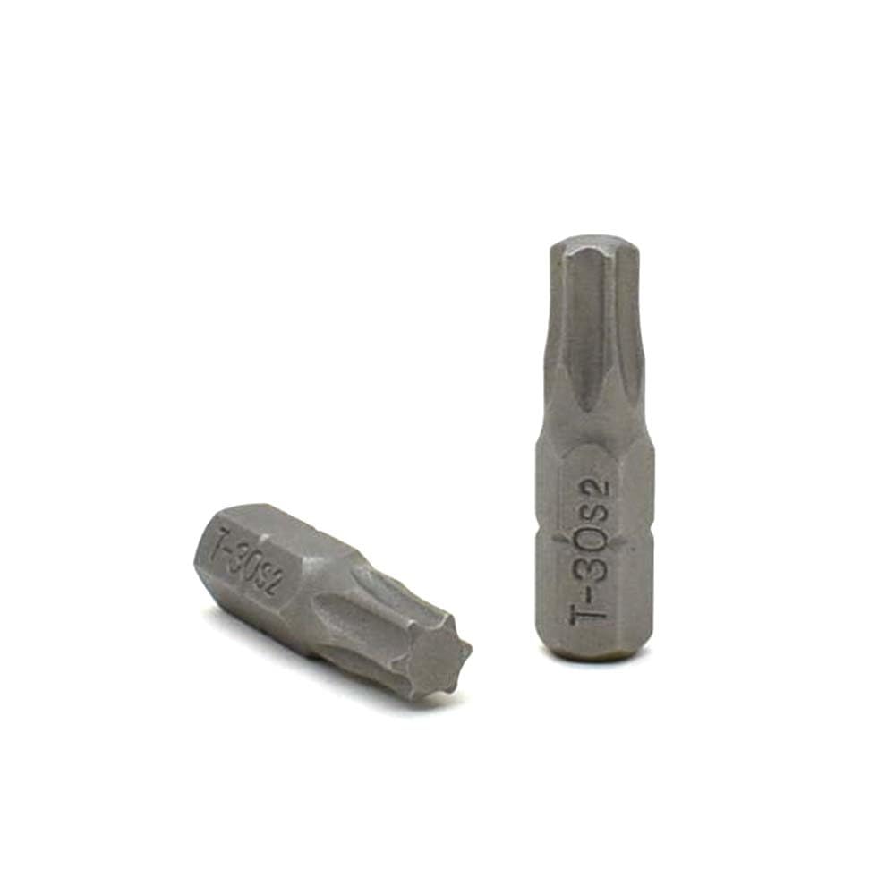 BT130-10PK T30 Single End Torx Screwdriver Bits - 1 Inch Long - 10 Pack for Furniture Assembly, Electronics Repair & Automotive Maintenance