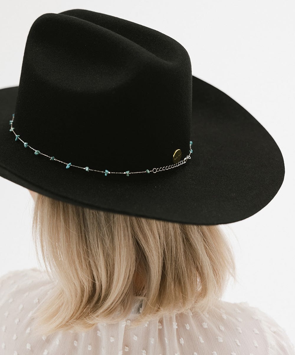 Teddy Cattleman Cowboy Hat for Men & Women - Western Style Felt Cowboy Hat with Adjustable Chin Strap - Perfect for Rodeo, Country Music Festivals & Outdoor Adventures