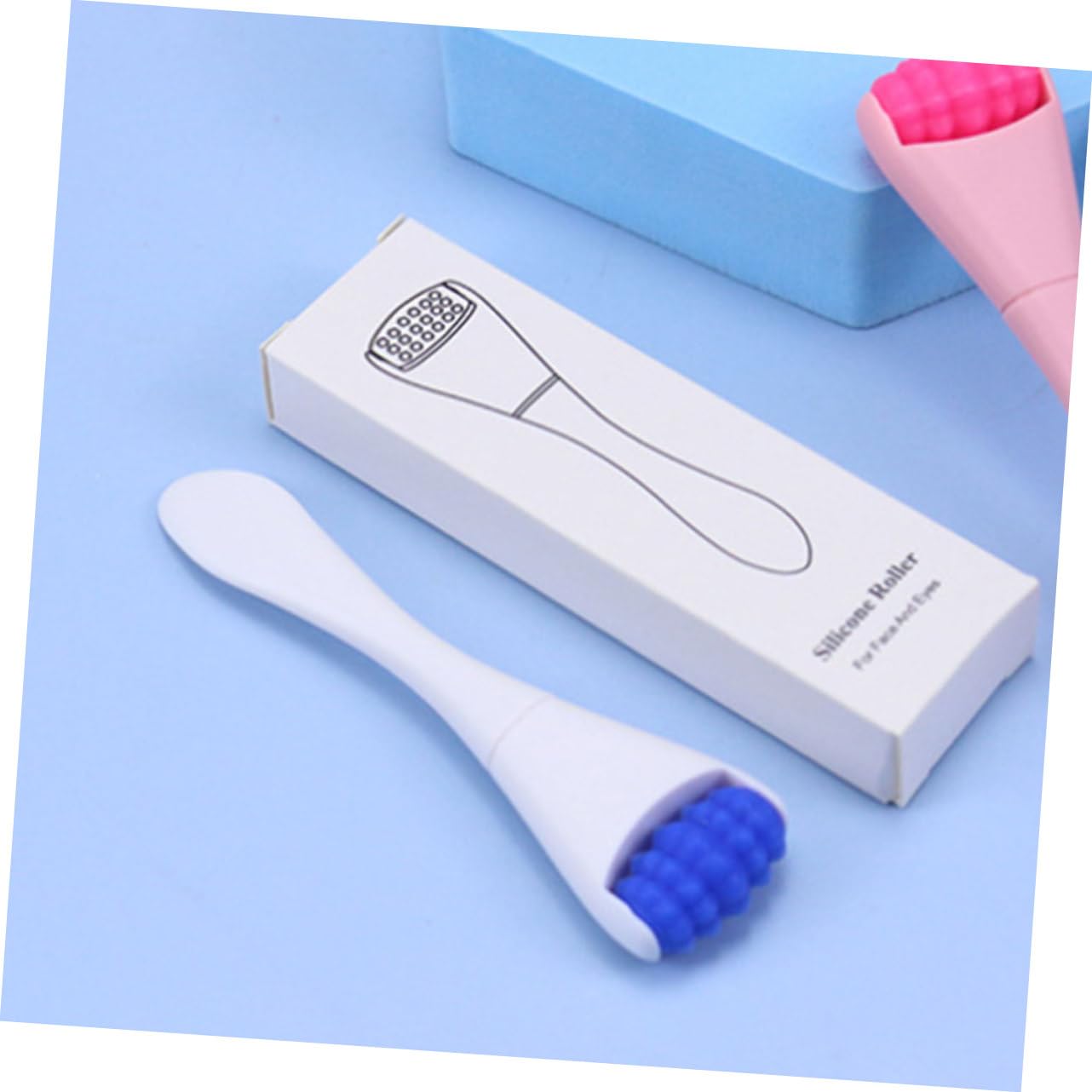 **Dark Circle Reducing Eye Cream Stick with Cooling Roller Applicator - Under Eye Treatment for Puffiness & Wrinkles - Perfect for Morning Routine & Travel Skincare**