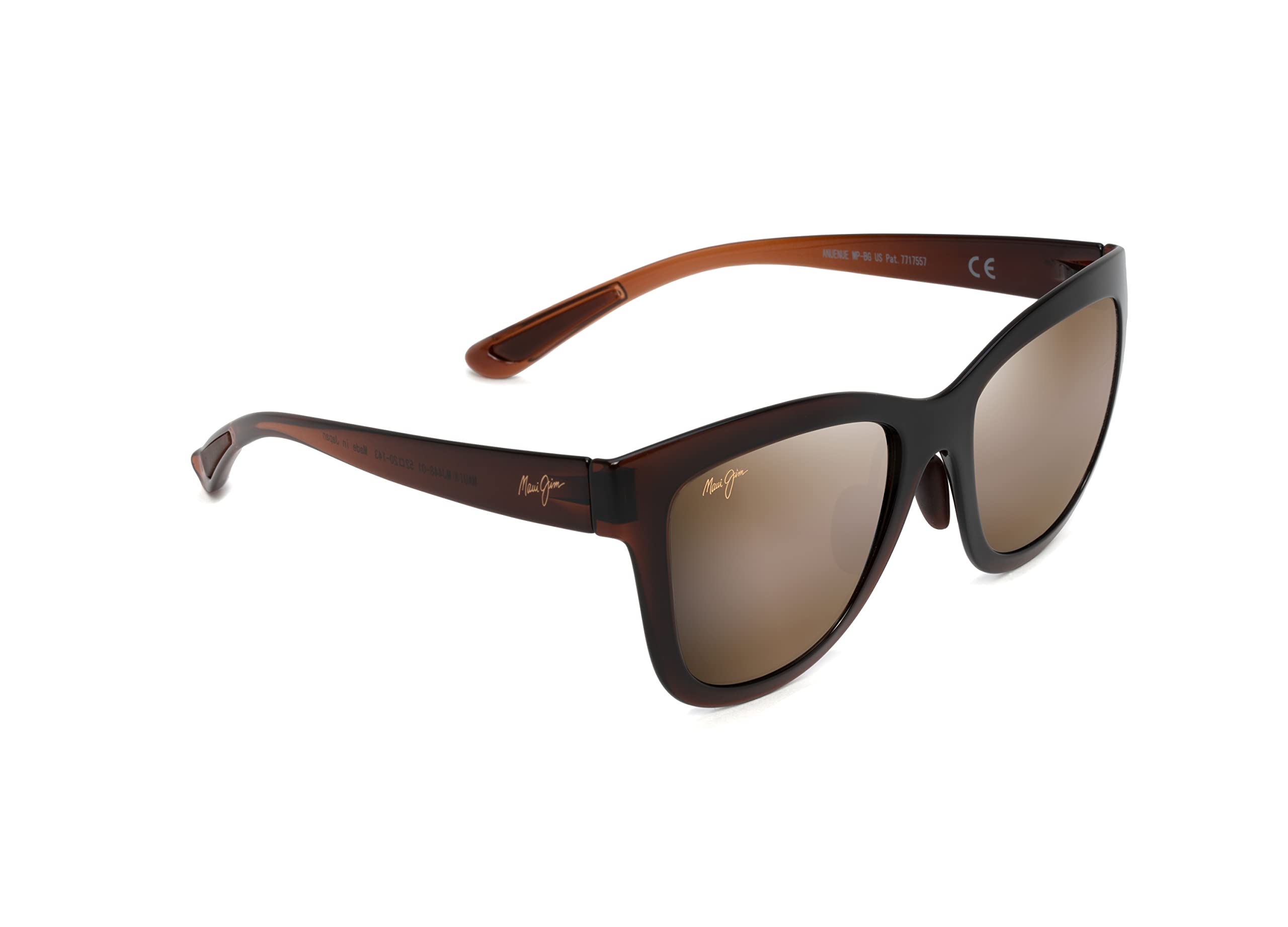 Maui Jim Anuenue Square Sunglasses for Women - Polarized UV Protection - Stylish & Comfortable for Outdoor, Beach & Driving