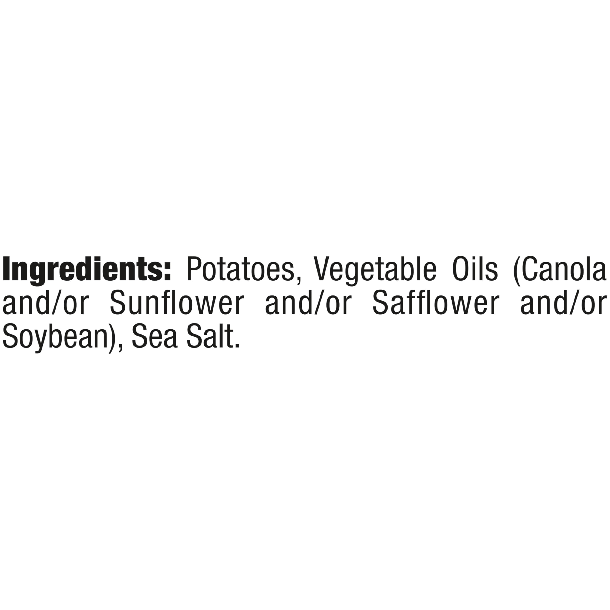 Kettle Brand Sea Salt Potato Chips - 5 Oz Bag | Crunchy Kettle Cooked Snacks for Parties, Picnics & On-the-Go